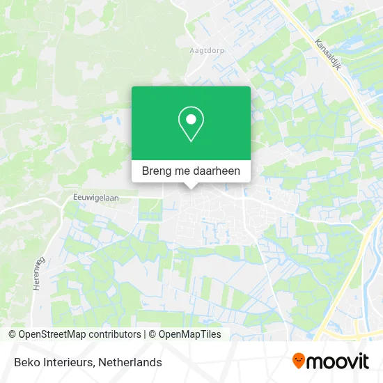 Beko Interieurs kaart