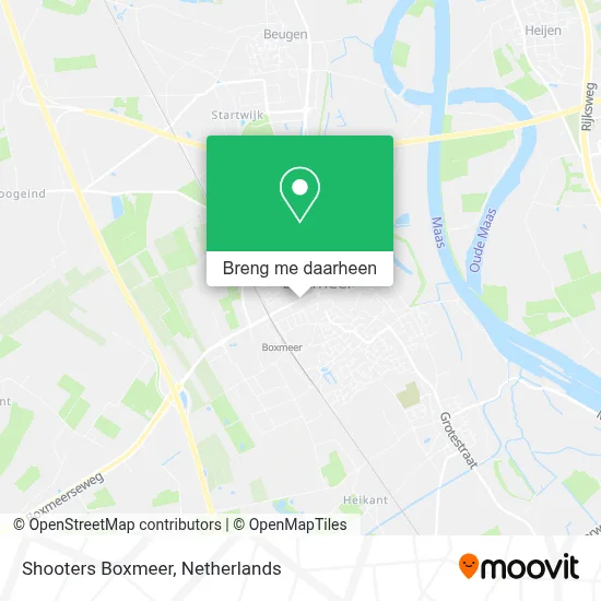Shooters Boxmeer kaart