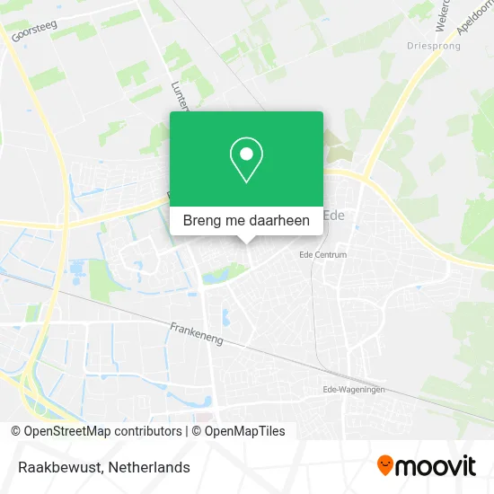 Raakbewust kaart