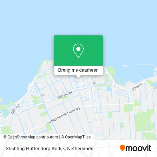 Stichting Huttendorp Andijk kaart