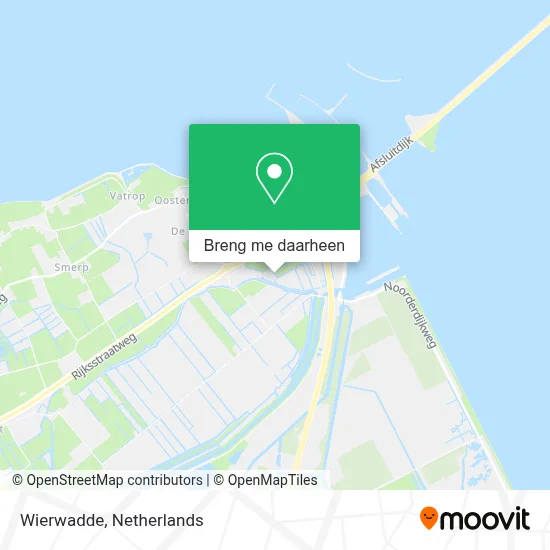 Wierwadde kaart