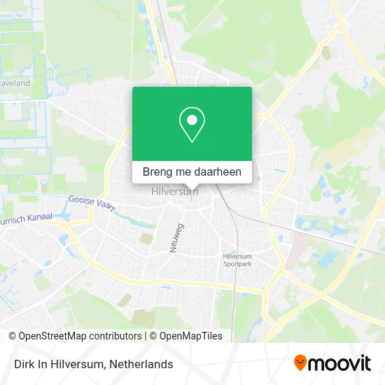 Dirk In Hilversum kaart