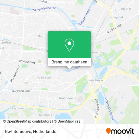 Be-Interactive kaart