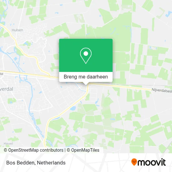 Bos Bedden kaart