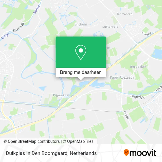 Duikplas In Den Boomgaard kaart