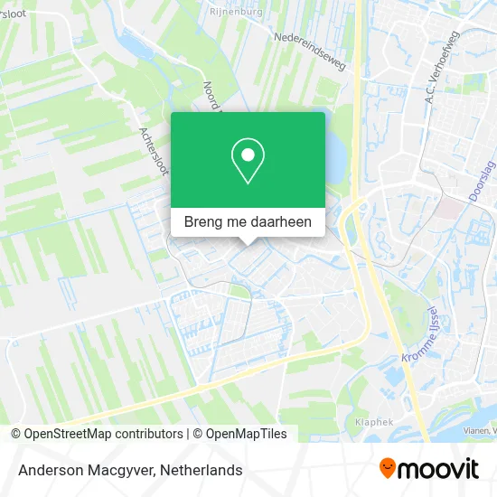 Anderson Macgyver kaart