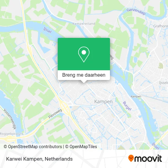 Karwei Kampen kaart