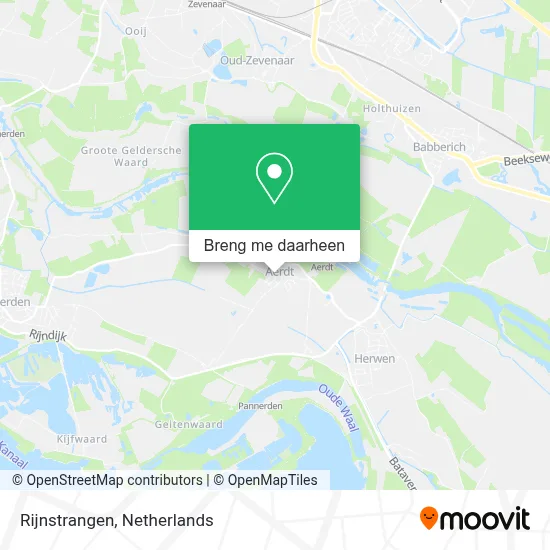 Rijnstrangen kaart