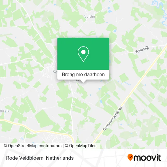 Rode Veldbloem kaart