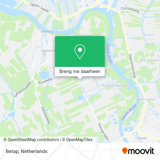 Betap kaart