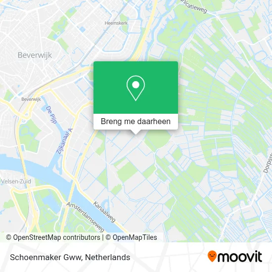 Schoenmaker Gww kaart