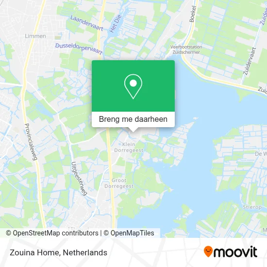 Zouina Home kaart