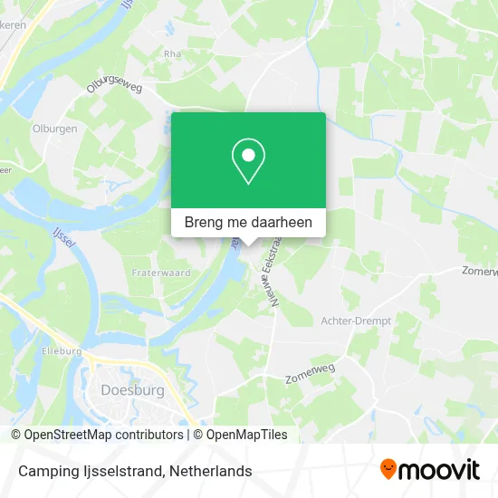 Camping Ijsselstrand kaart