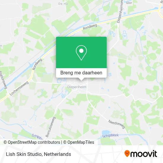 Lish Skin Studio kaart