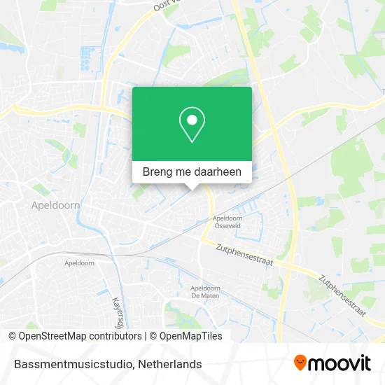 Bassmentmusicstudio kaart