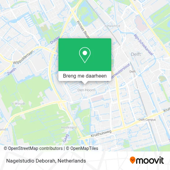 Nagelstudio Deborah kaart