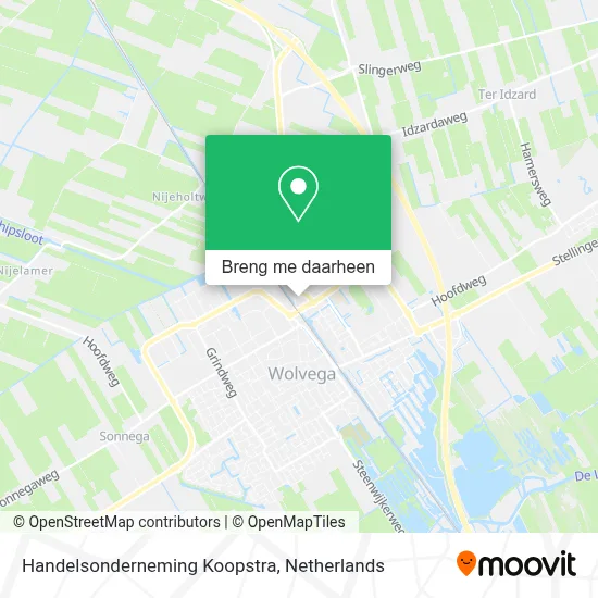 Handelsonderneming Koopstra kaart