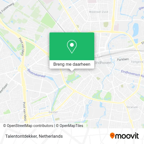 Talentontdekker kaart