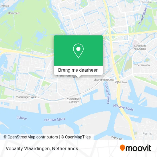 Vocality Vlaardingen kaart