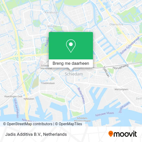 Jadis Additiva B.V. kaart