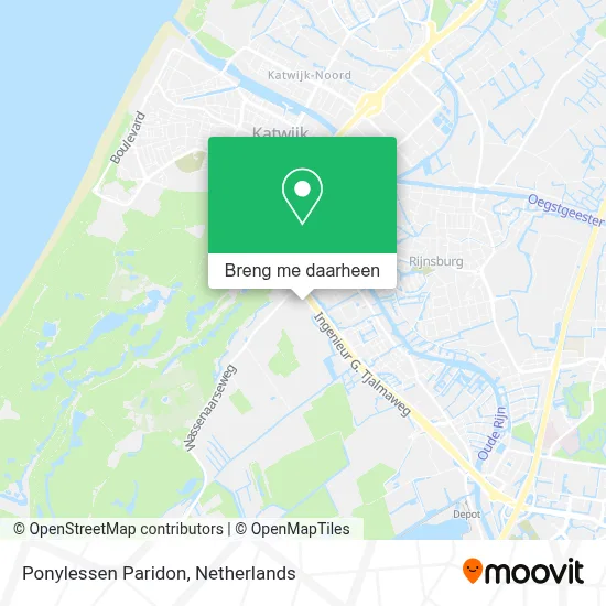 Ponylessen Paridon kaart
