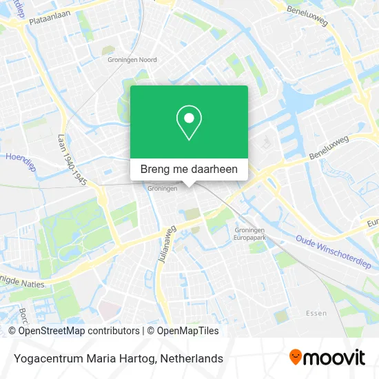 Yogacentrum Maria Hartog kaart