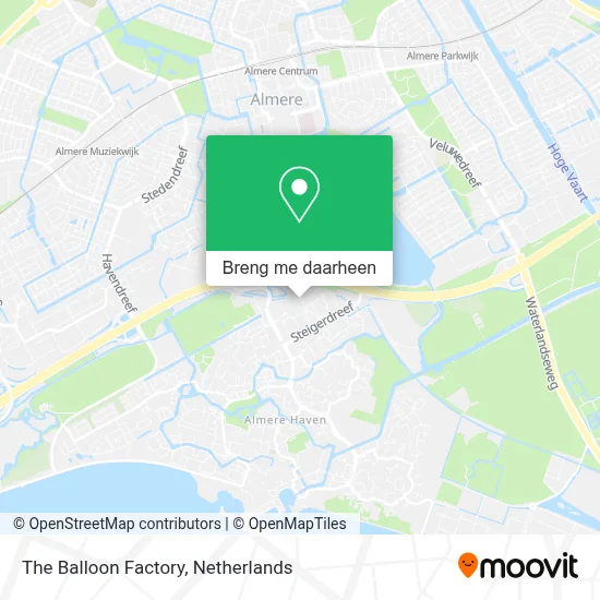 The Balloon Factory kaart