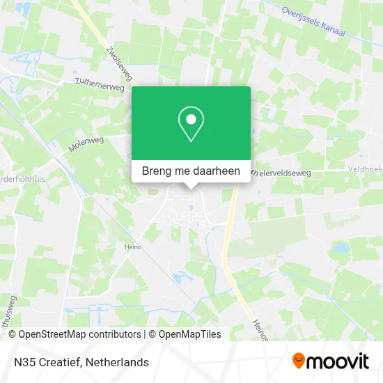 N35 Creatief kaart