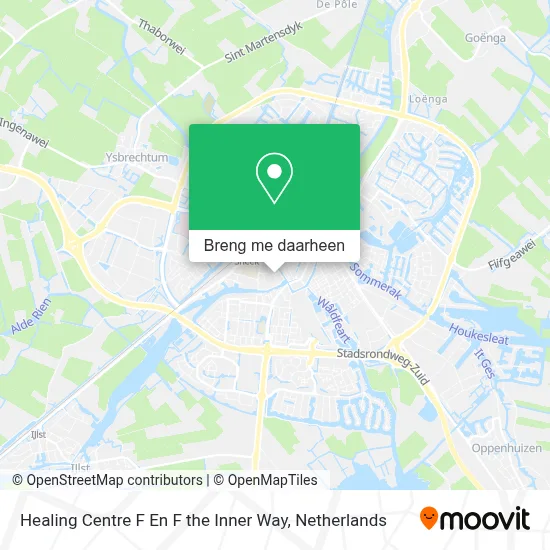 Healing Centre F En F the Inner Way kaart
