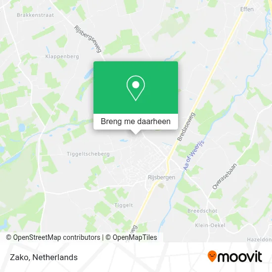 Zako kaart