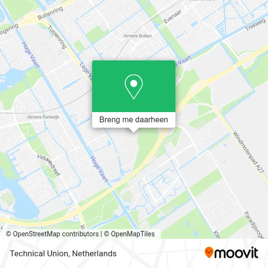 Technical Union kaart