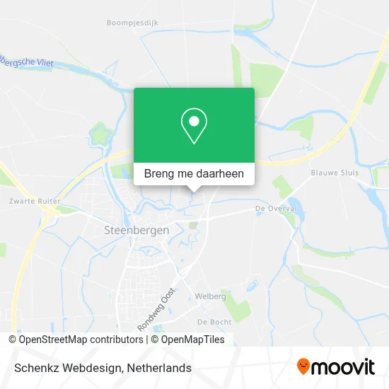 Schenkz Webdesign kaart