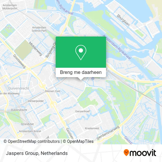 Jaspers Group kaart