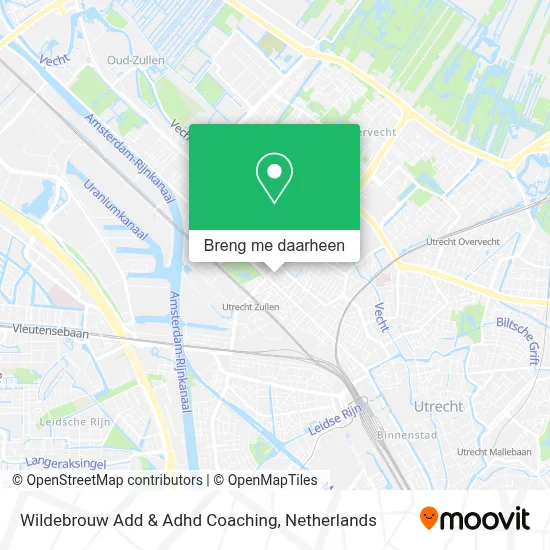 Wildebrouw Add & Adhd Coaching kaart
