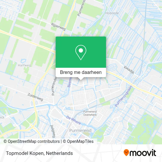 Topmodel Kopen kaart