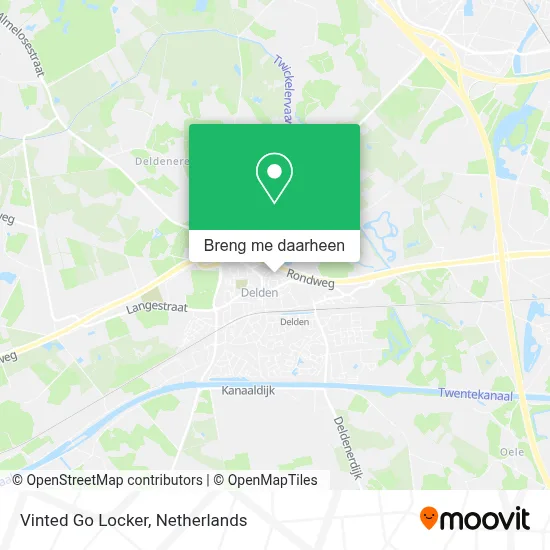 Vinted Go Locker kaart