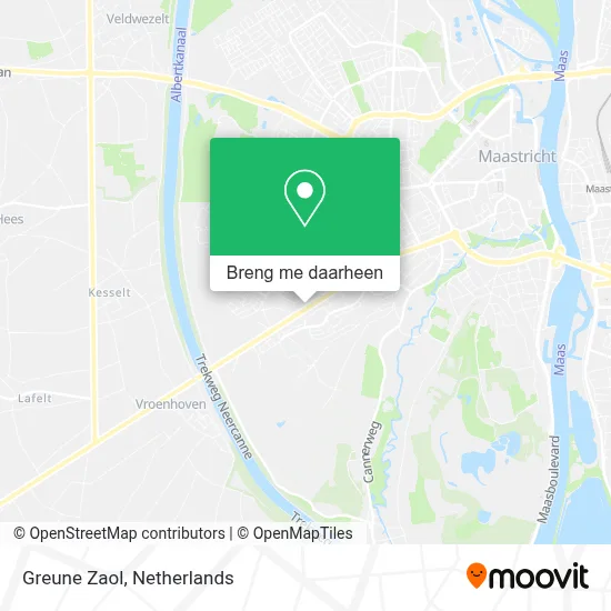 Greune Zaol kaart
