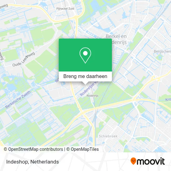 Indeshop kaart