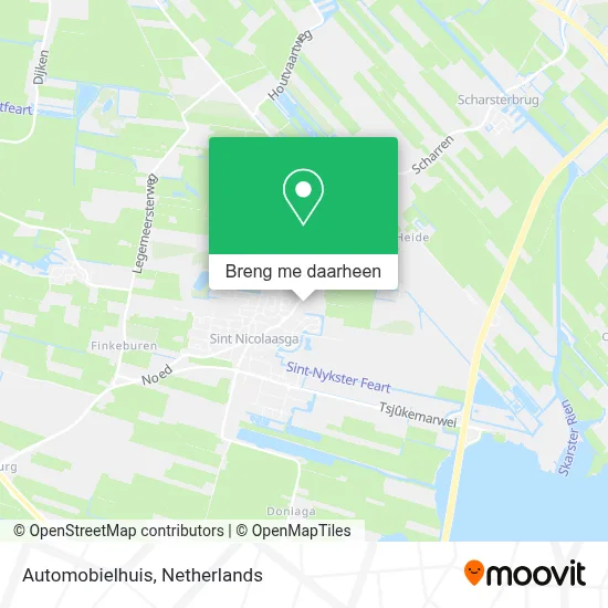 Automobielhuis kaart