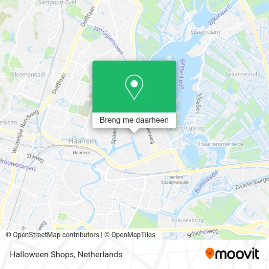 Halloween Shops kaart