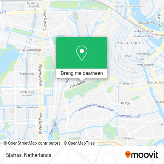 Sjafras kaart