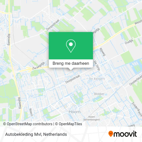 Autobekleding Mvl kaart