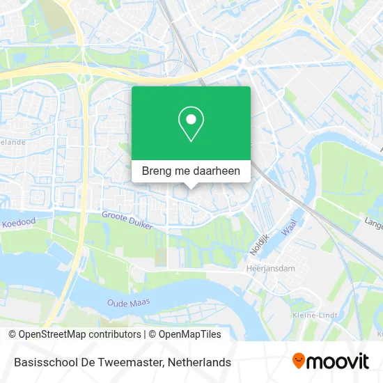 Basisschool De Tweemaster kaart