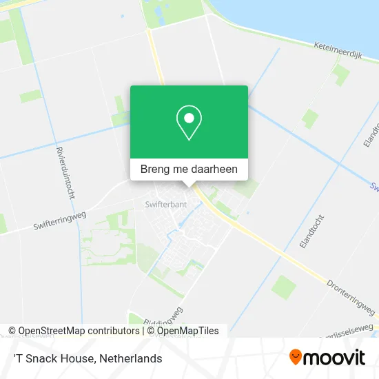 'T Snack House kaart