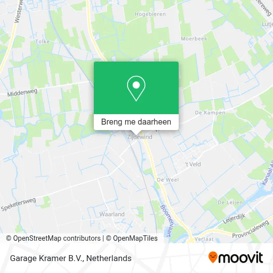 Garage Kramer B.V. kaart