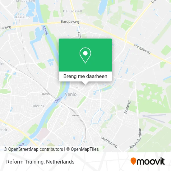 Reform Training kaart