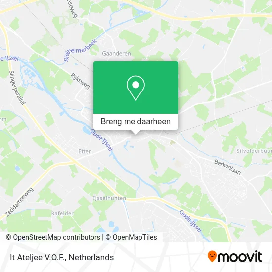 It Ateljee V.O.F. kaart