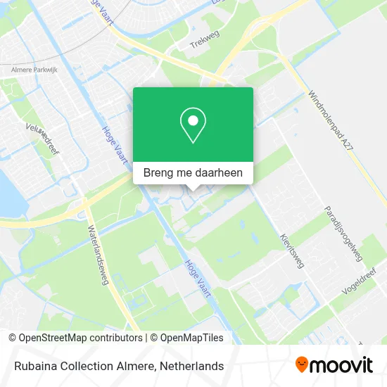 Rubaina Collection Almere kaart