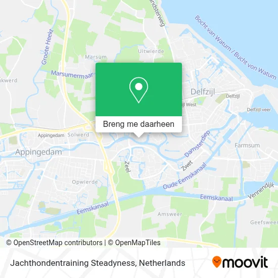 Jachthondentraining Steadyness kaart