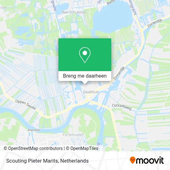 Scouting Pieter Marits kaart